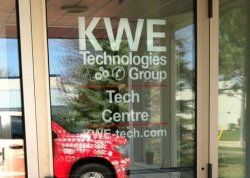 image of door with technology centre written on it